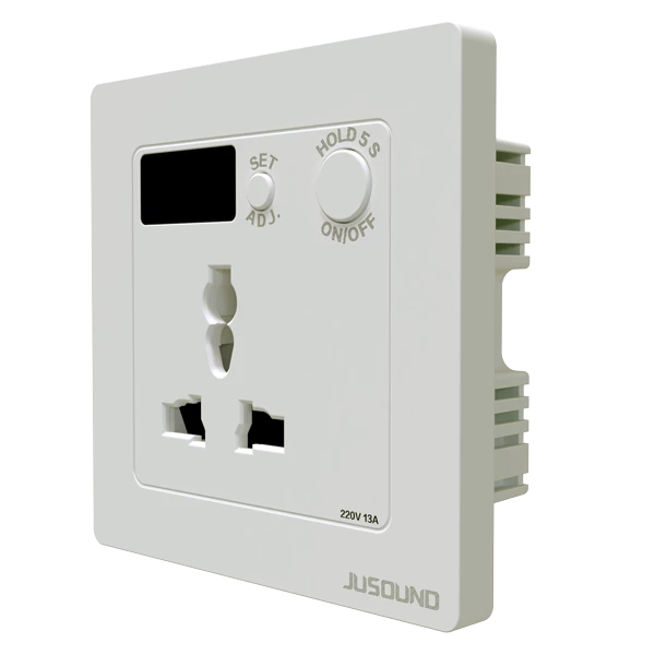 wall switch box mounted voltage protector with 3segment display